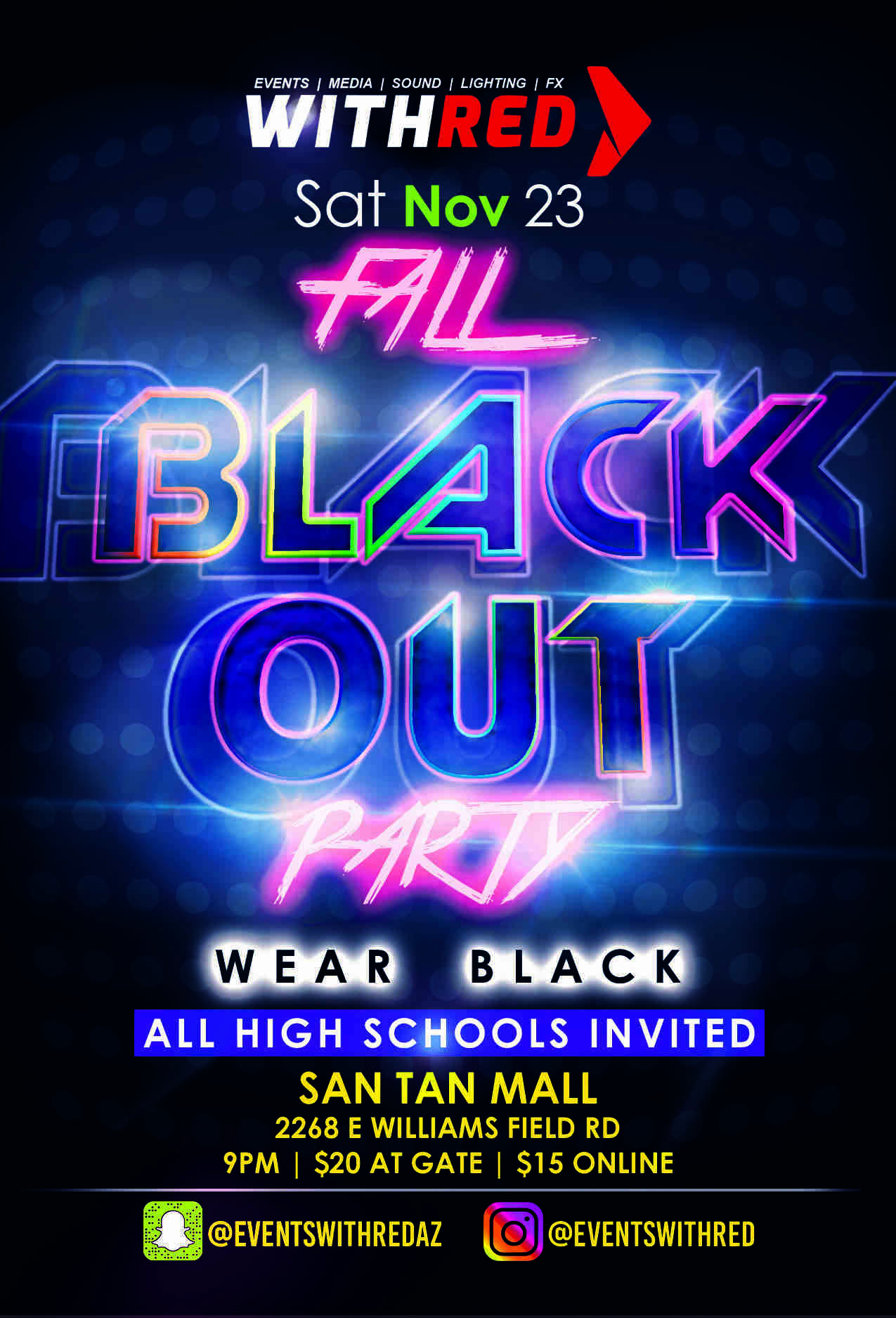 Fall Blackout Party